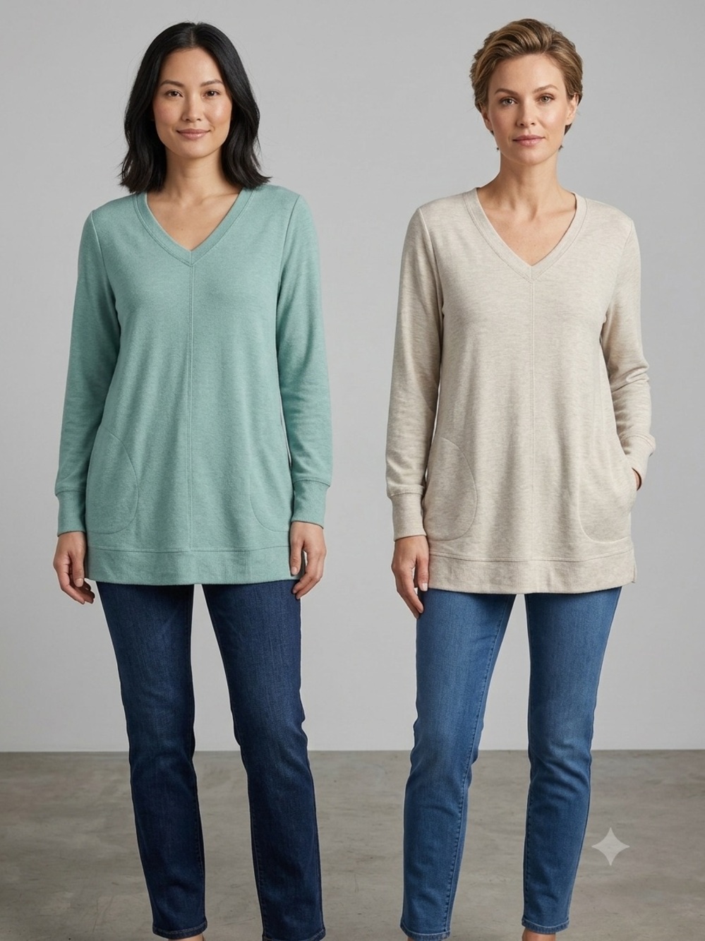 2 pc tunic. Size L. Head 2 Toe.